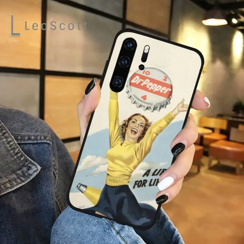 

Dr Pepper High Quality Phone Case For Huawei honor Mate P 9 10 20 30 40 Pro 10i 7 8 a x Lite nova 5t