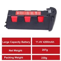 upgrade battery power 4200mah for hubsan h117s zino gps rc quadcopter spare parts 11 4v battery for rc fpv racing camera drones