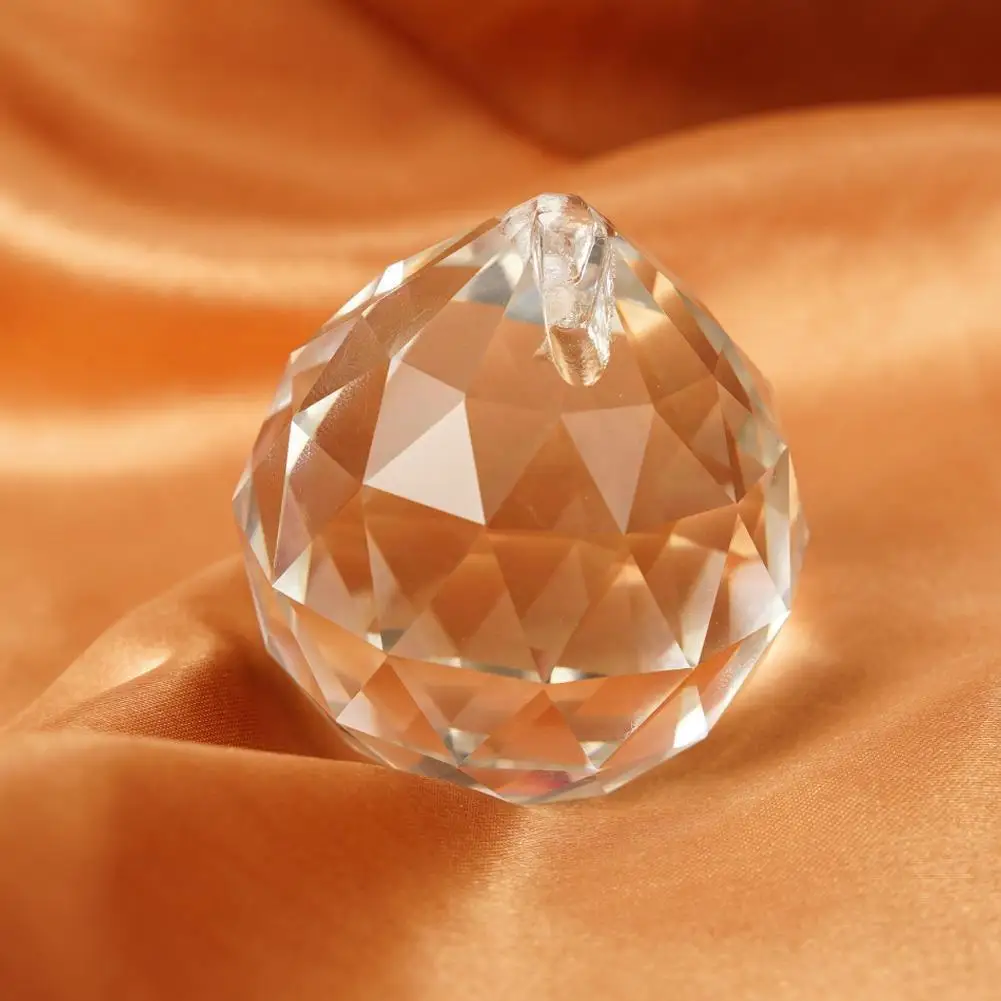 

50mm Feng Shui Hanging Crystal Ball Sphere Prism Rainbow Crystal Chandelier Acccessories Pendants Decoration Suncatcher Diy I0r9
