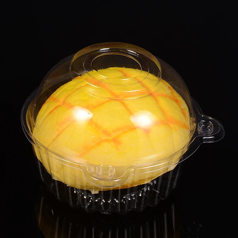 Прозрачные Пластиковые чехлы для кексов 50 шт. домашний контейнер ручной работы