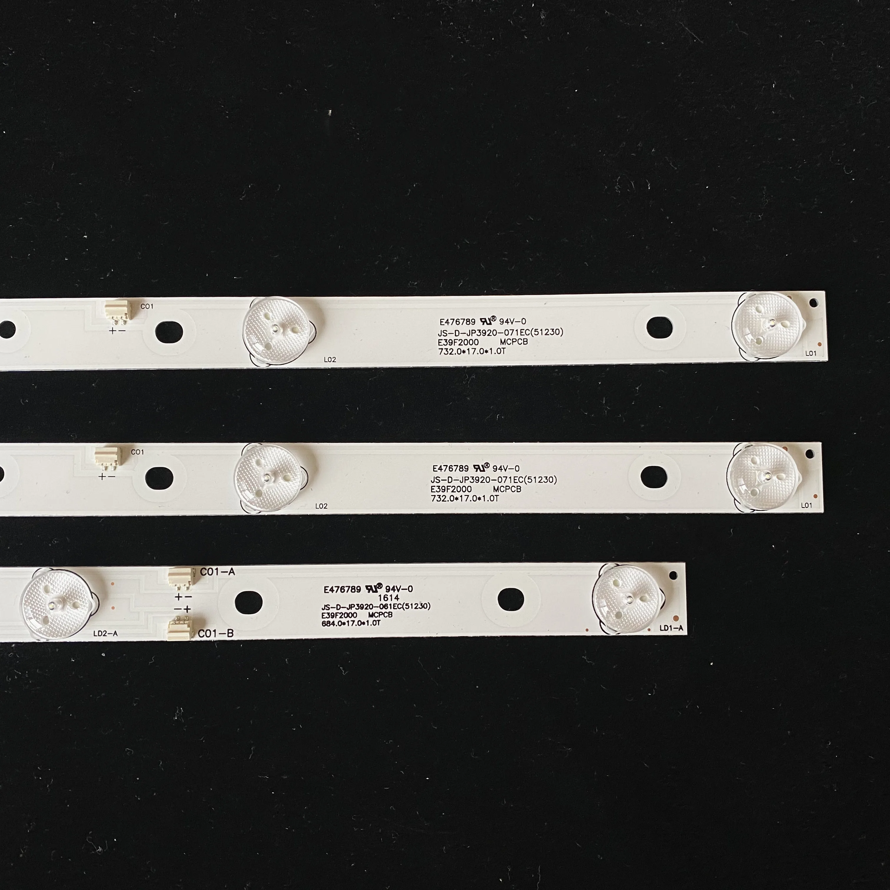 Светодиодная лента с подсветкой для JS-D-JP3920-061EC JS-D-JP3920-071EC E39F2000 MCPCB AKAI AKTV401 AKTV403 AKTV4021