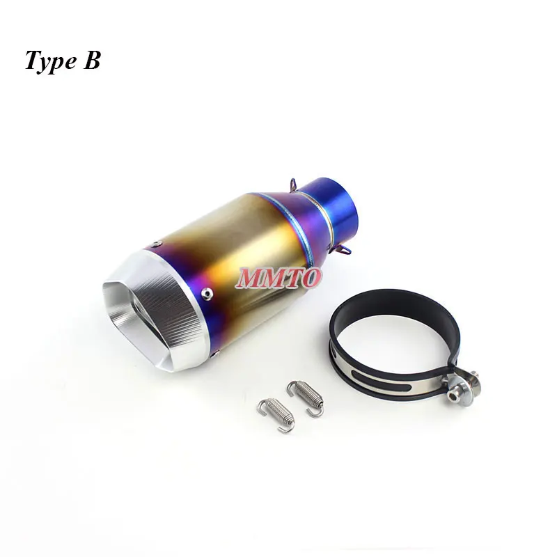 60 мм выхлопной мотоцикл AR гоночный глушитель большая труба Escape Moto