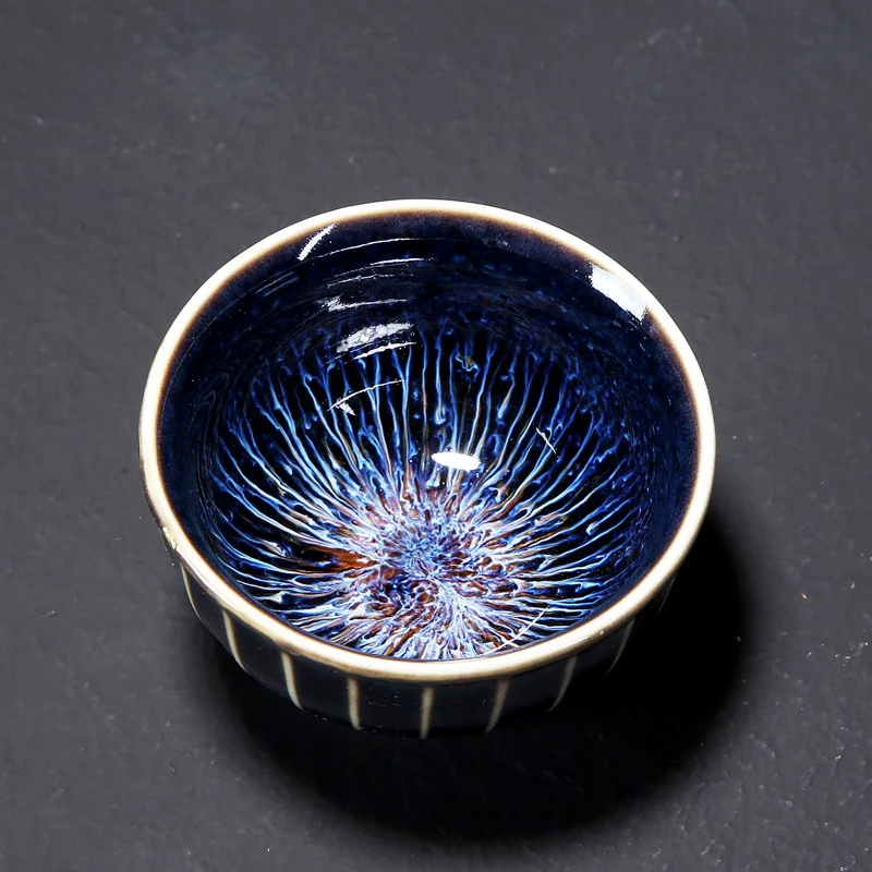 Большая керамическая чашка Цзиндэчжэнь Tianmu Glaze Jianye Kungfu Teacup teactick новая продукция |