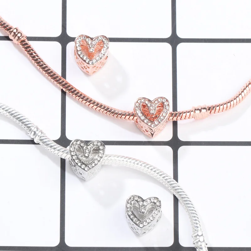 

Red Hearts Hot Air Balloon Pendant Fit Original Pandora Charms Bracelet Love You Infinity Heart Beads DIY Jewelry for Women Gift