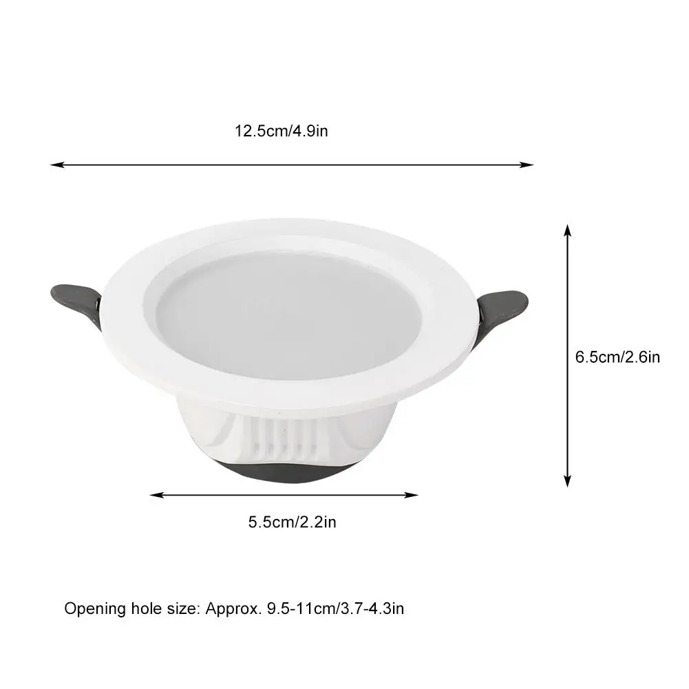 

Round LED Downlight 10W WiFi 2.4GHz Intelligent Voice Control Home Recessed Spotlight Voice Control With Situational Mode