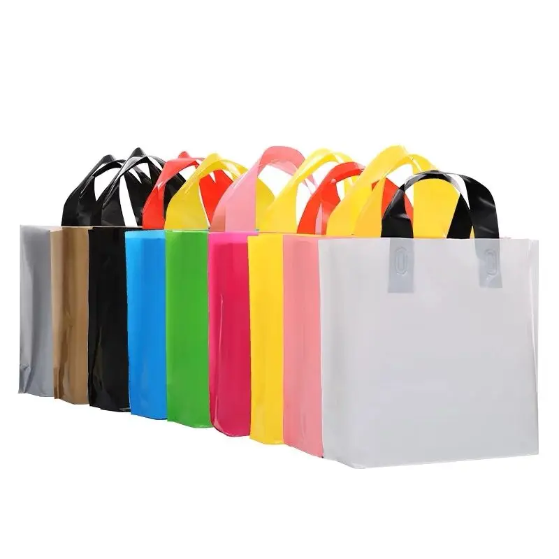 50 шт большая подарочная упаковка бутик ткань пластиковый подарочный пакет с