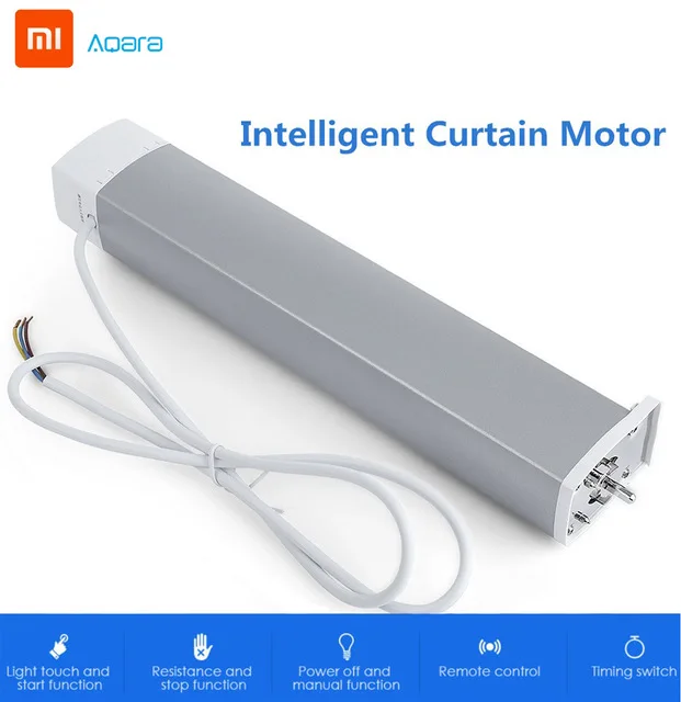 Curtian Motor Xiaomi Aqara комплекты умного дома шлюз 3 хаб камера настенный беспроводной переключатель двери окна сенсор дверной звонок беспроводной релейный модуль домашний комплект - Цвет: Curtian Motor