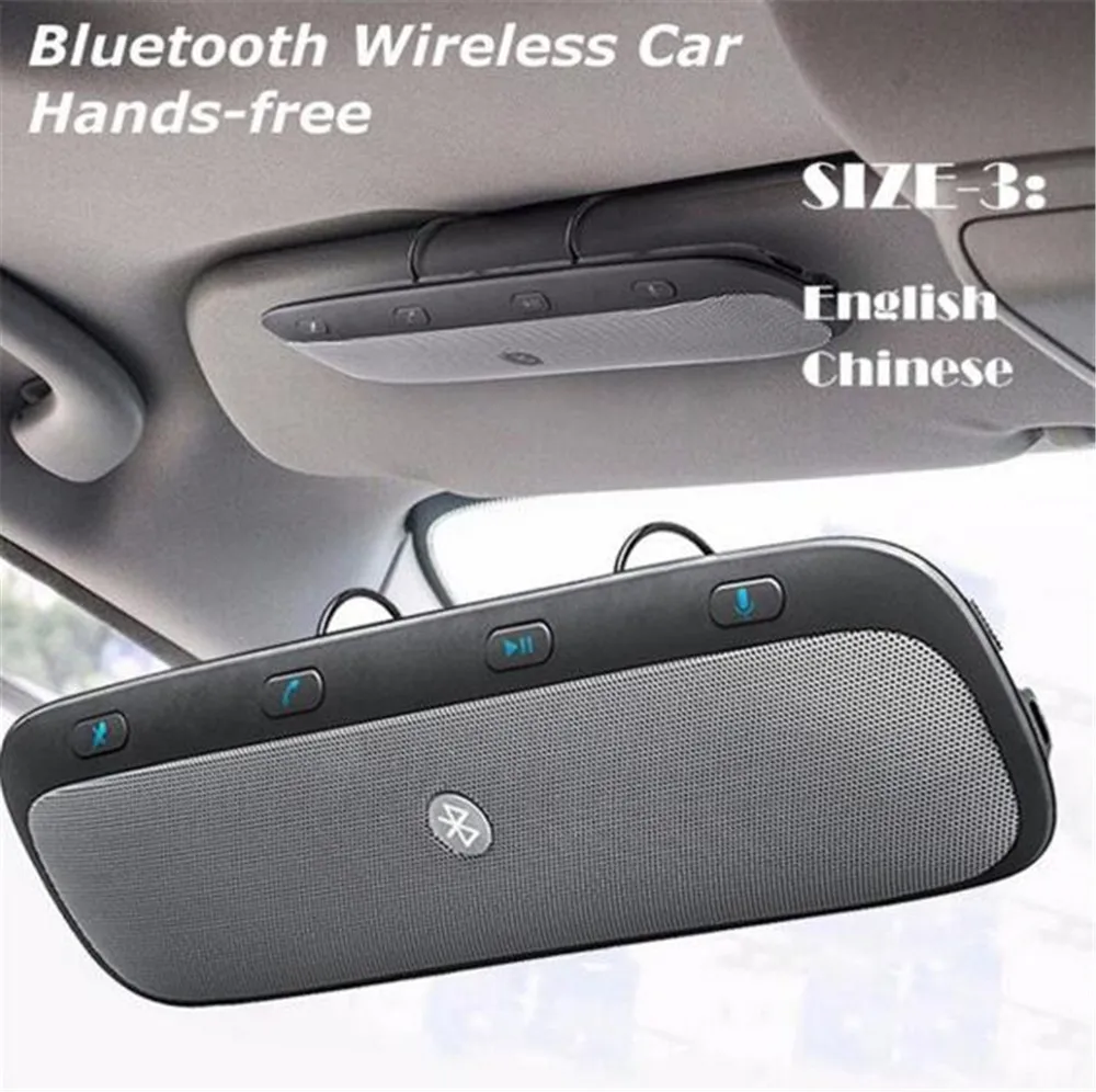 Автомобильный солнцезащитный козырек беспроводной Bluetooth автомобильный динамик телефон солнцезащитный козырек для смартфона XIAOMI беспроводной Автомобильный громкоговоритель