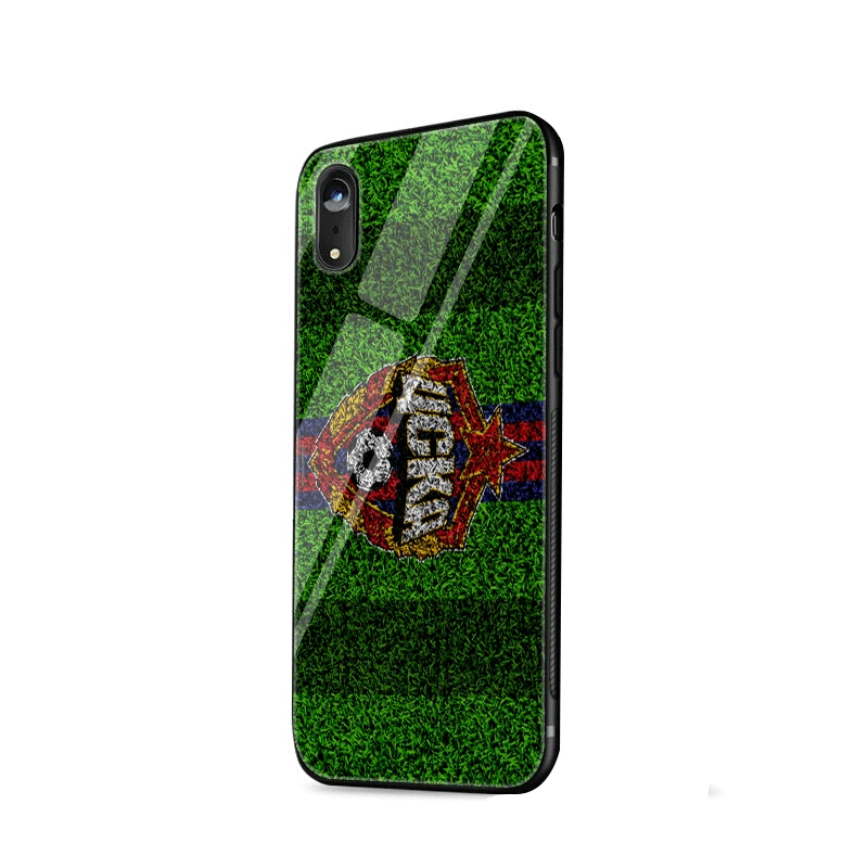 mobile phone case glass for iPhone xr x xs max 7 8 6 6s Plus cover Football CSKA Moscow |