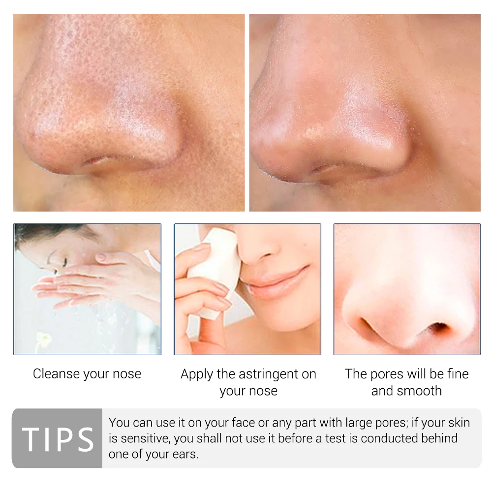 

LANBENA Pore Shrink Serum Face Pores Treatment Essence Hyaluronic Acid Moisturizing Dryness Repair Bioaqua Facial Skin Care 15ML