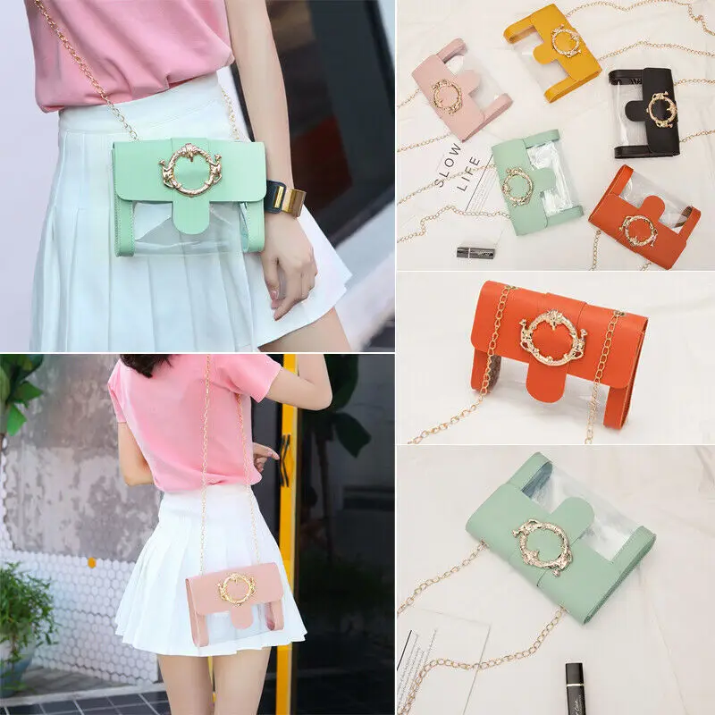 Женские сумки через плечо ПВХ прозрачная сумка тоут желе конфеты Летняя Пляжная