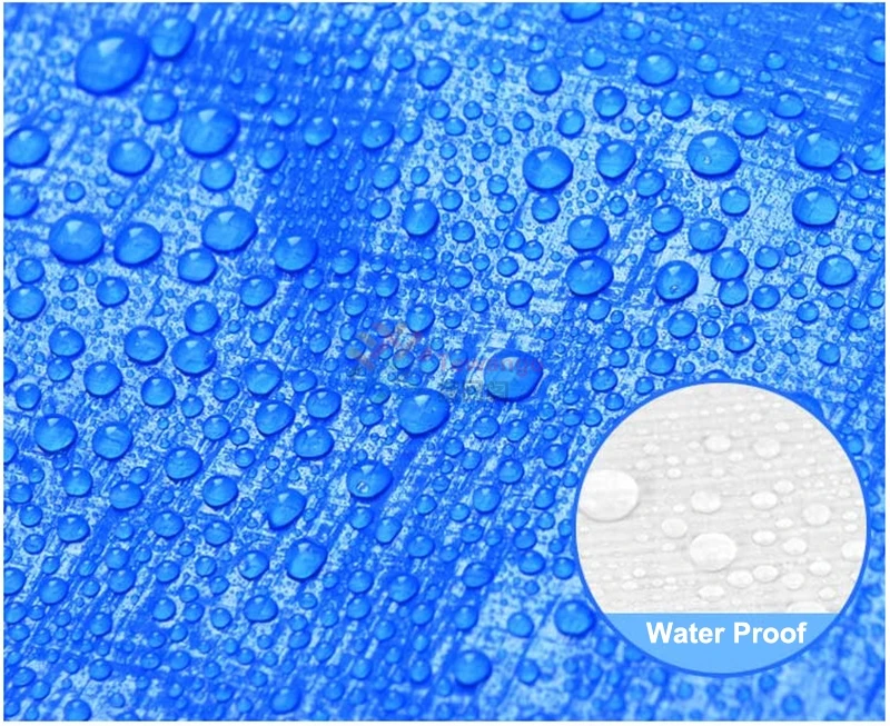 Tewango под заказ сине белый сверхпрочный Водонепроницаемый брезент 0 3 мм дождевой