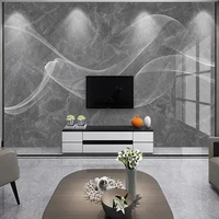custom 3d photo mural modern european style grey marble smoke wallpaper kitchen living room tv background wall decoration
