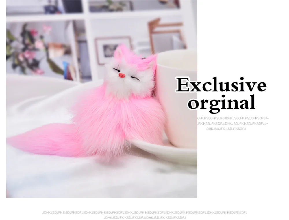 Модный милый плюшевый брелок креативные сумки подвесной рюкзак подвеска для