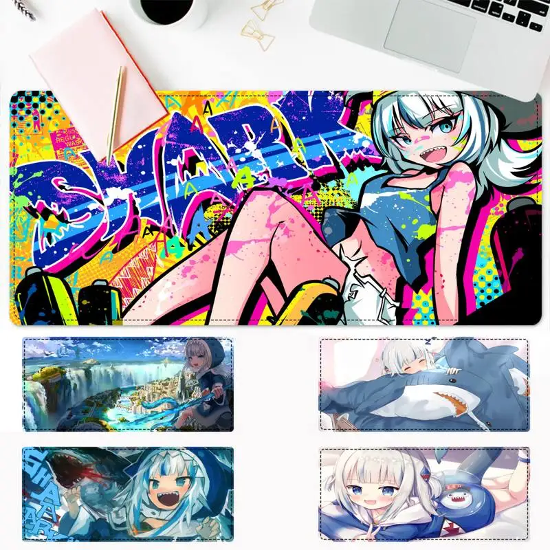 

Print Gawr Gura Hololive Gaming Mouse Pad Laptop PC Computer Mause Pad Desk Mat For Big Gaming Mouse Mat For Overwatch/CS GO
