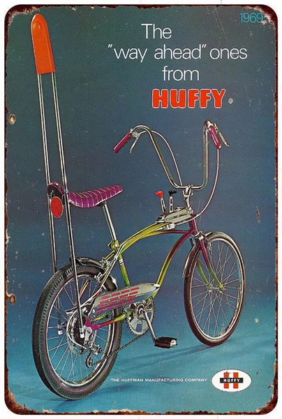 

1969 Huffy Bicycles Reproduction Metal Sign
