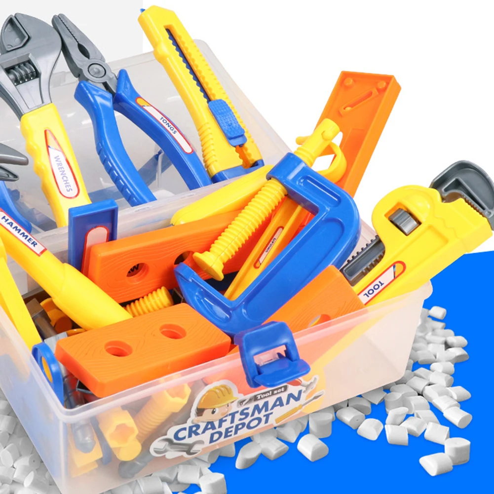 Детский набор инструментов ролевые игрушки портативные нетоксичные пластиковые