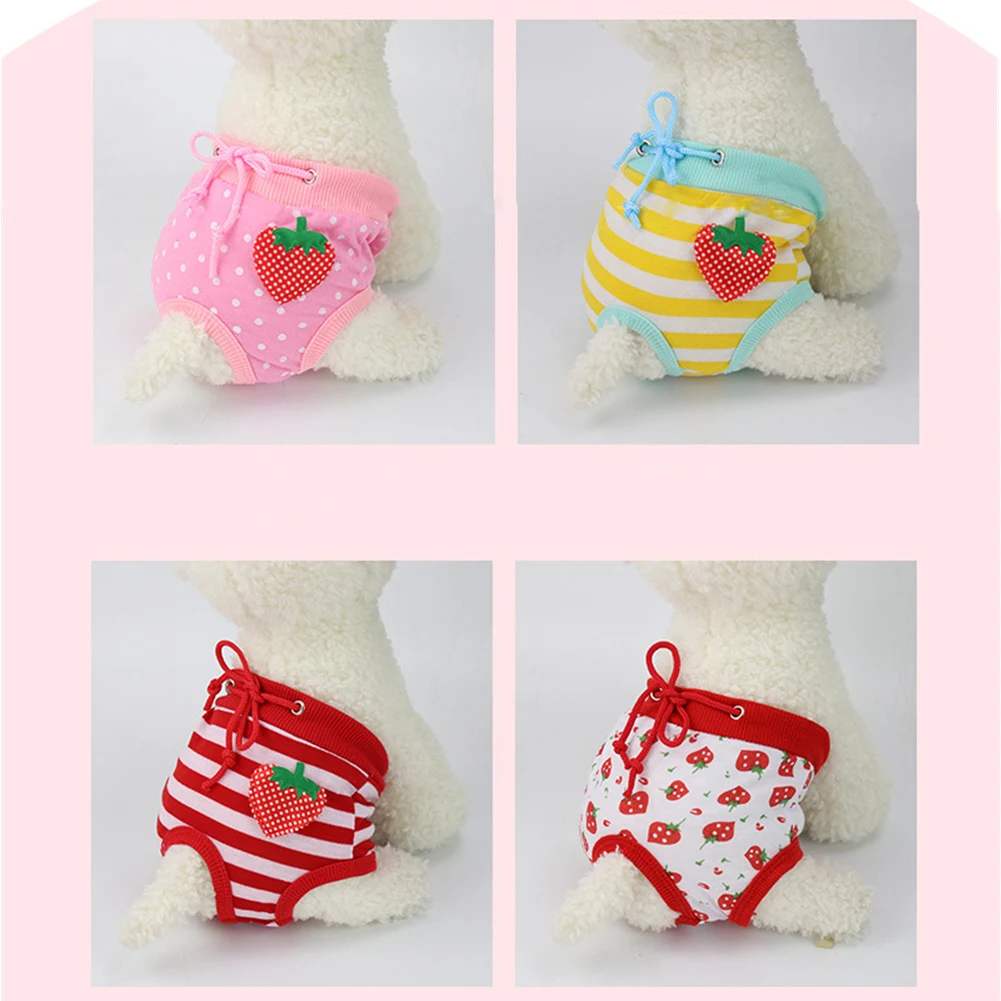 Подгузники для собак моющиеся женские трусики собаки физиологические штаны