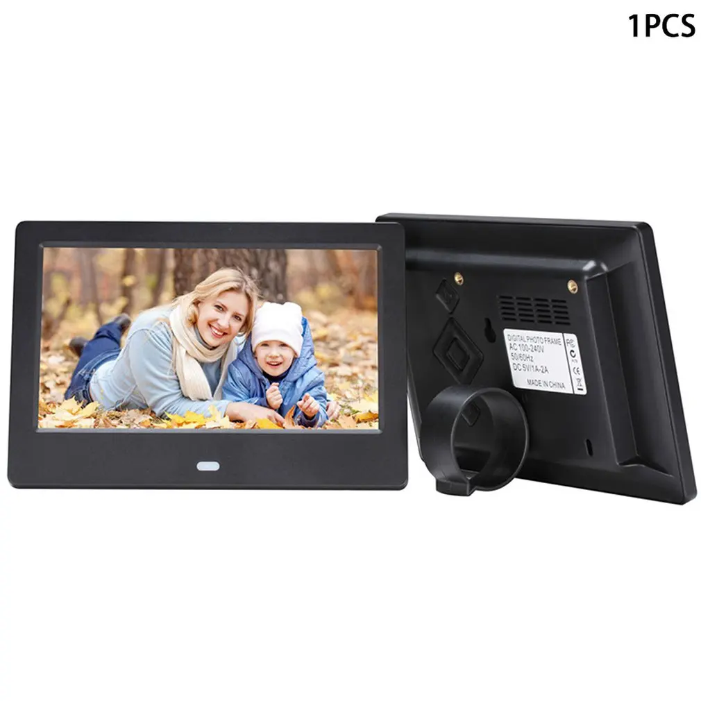7 inch Screen LED Backlight HD Digital Photo Frame Electronic Album Photo Music Film Full Function Good Gift