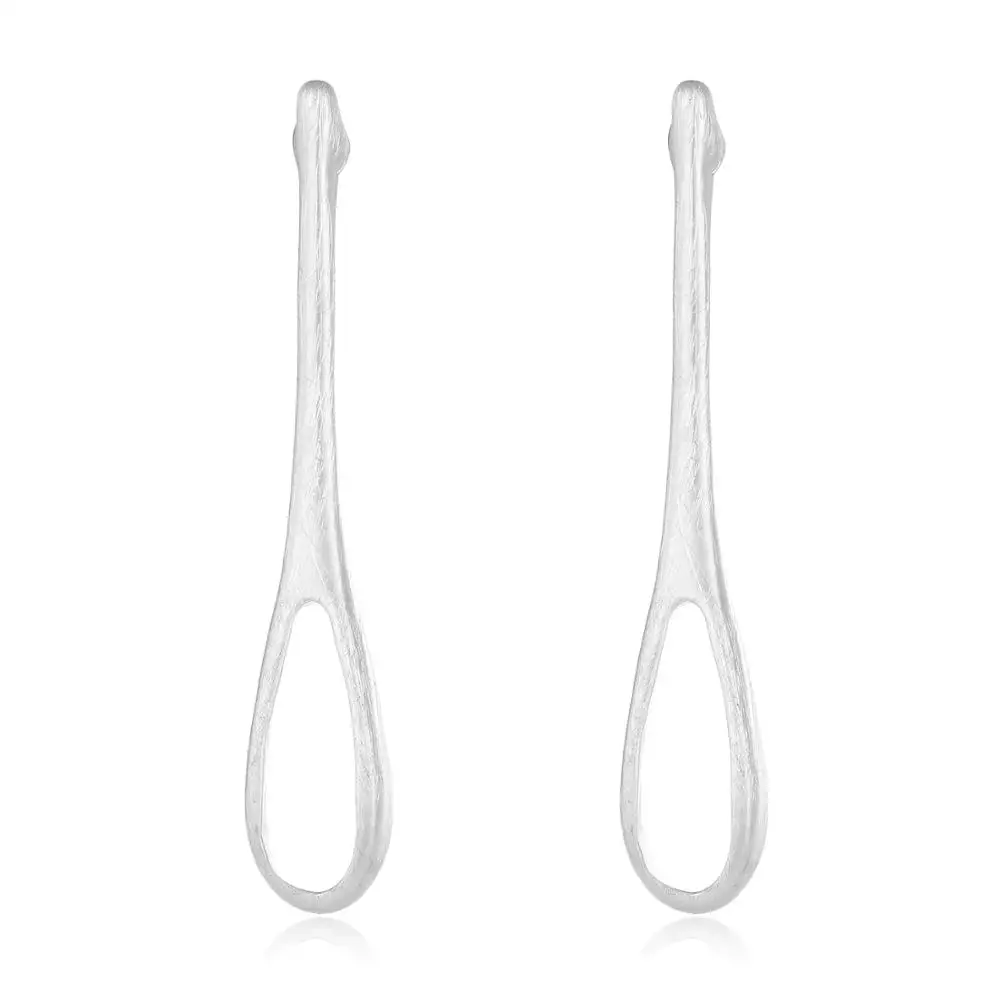 Простые Модные украшения висячие серьги из сплава с геометрическим рисунком