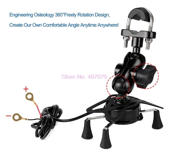 DHL или Fedex 50 шт. Новый универсальный мотоцикл Скутер ручка бар зеркало заднего