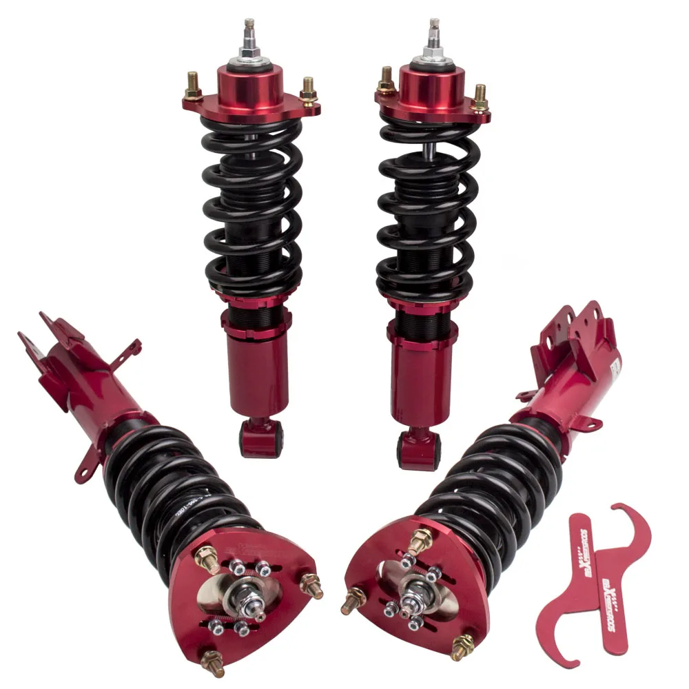 24 способа Регулируемый демпфер Coilover подвеска Шок комплект для Dodge Калибр 2007 2012