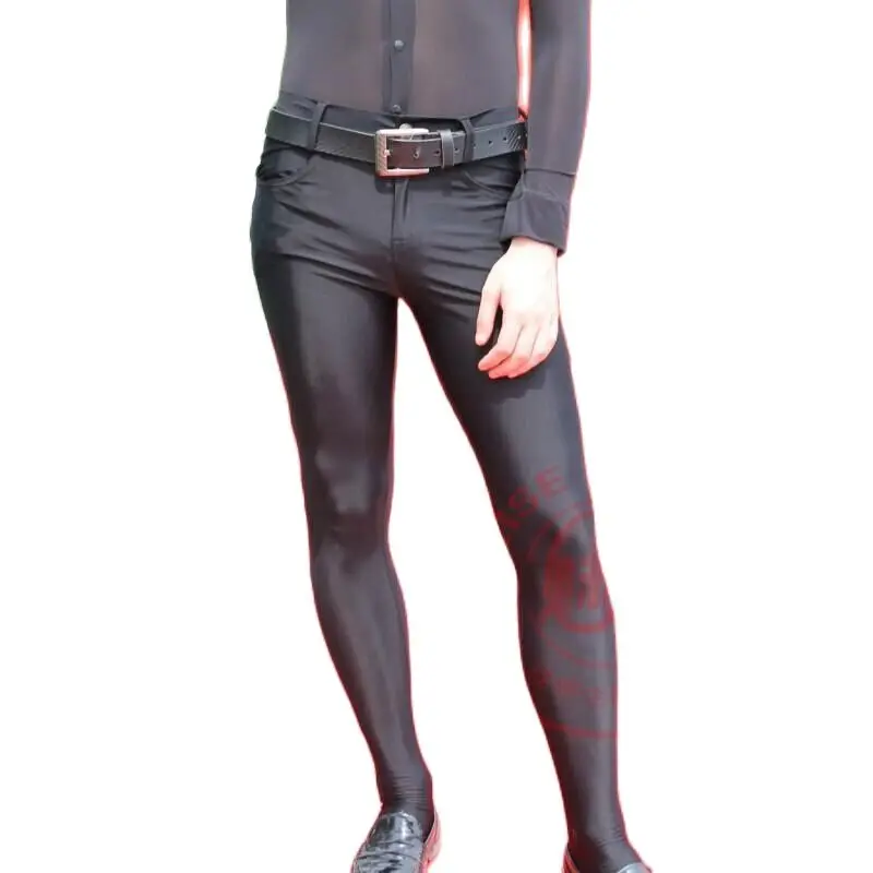Женские пикантные мужские колготки повседневные брюки одежда для ночных клубов