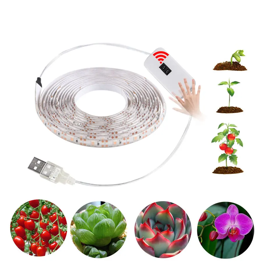 USB СВЕТОДИОДНЫЙ светильник для выращивания полный спектр постоянного тока 5 В