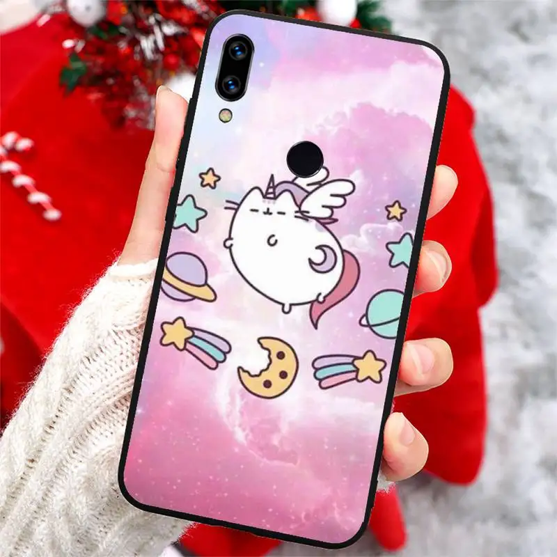 

animal Pusheen Cute Cartoon Cat Phone Case For Xiaomi Redmi note 7 8 9 t k30 max3 9 s 10 pro lite