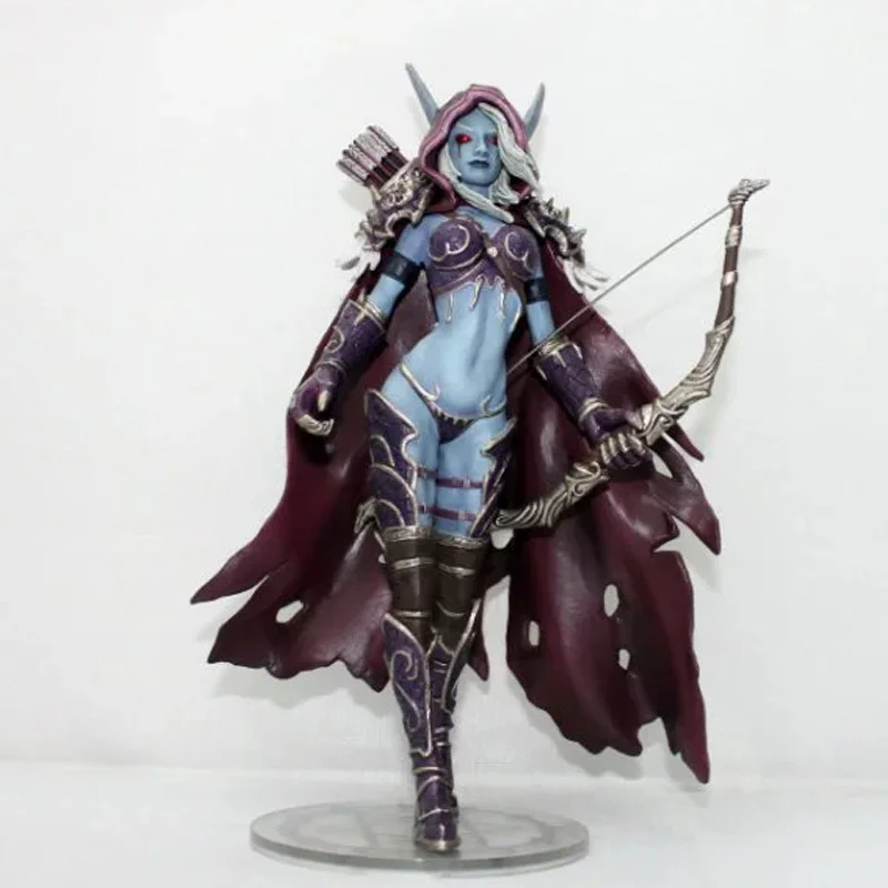 Sylvanas Windrunner стрельба из лука королева ПВХ коллекционные игрушки WOW аниме фигурку