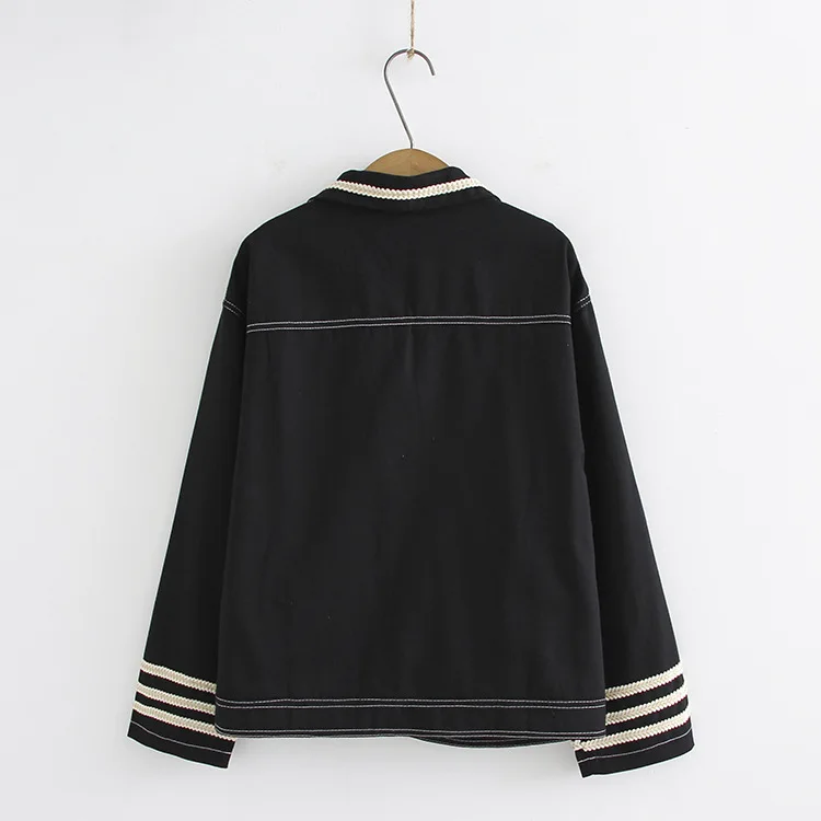 Повседневная джинсовая куртка размера плюс 2019 осенняя одежда модные свободные