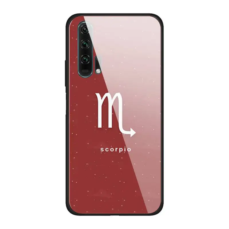 

Constellation Capricorn Glass Phone Case Fundas For Huawei P20 Pro P30 Lite Mate 9 10 20 Pro Nova 3i 5 3E Cover Accessories
