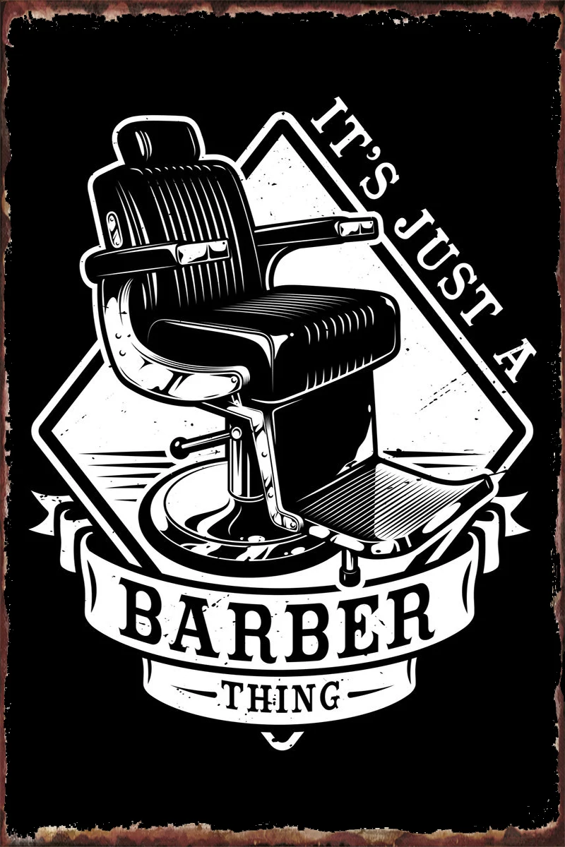 

Barber Thing Tin Sign Tin Plates Wall Decor Room Decoration Retro Vintage Metal Sign For Art Home Club Man Cave Cafe Pub