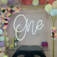 custom led one 2 flexible neon light sign home bar wall bedroom decoration happy birthday party decorative cool neon sign lamp