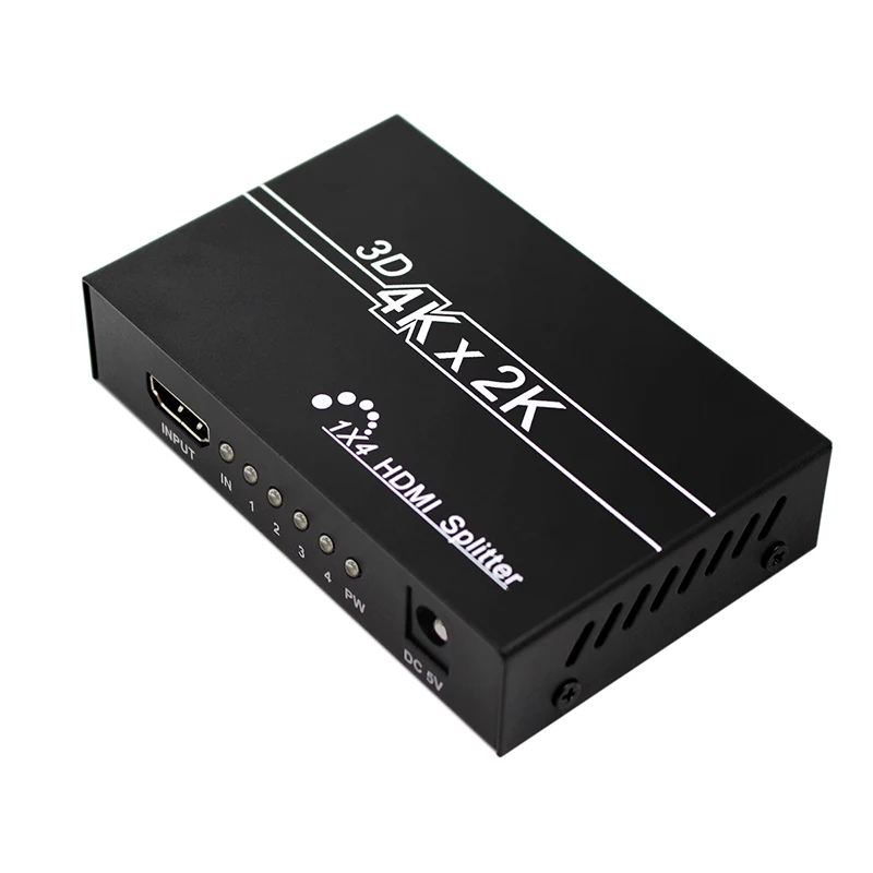 Сплиттер усилитель HFES 4K 3D Hdmi 1 в 4 выхода переключатель для o HDTV Full HD 1080P
