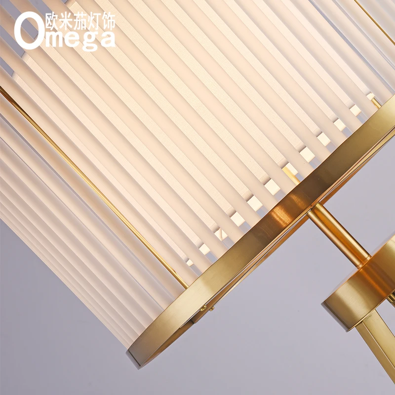 Postmodern creative glass floor lamp Nordic living room bedroom study designer model wrought iron decorative | Лампы и освещение