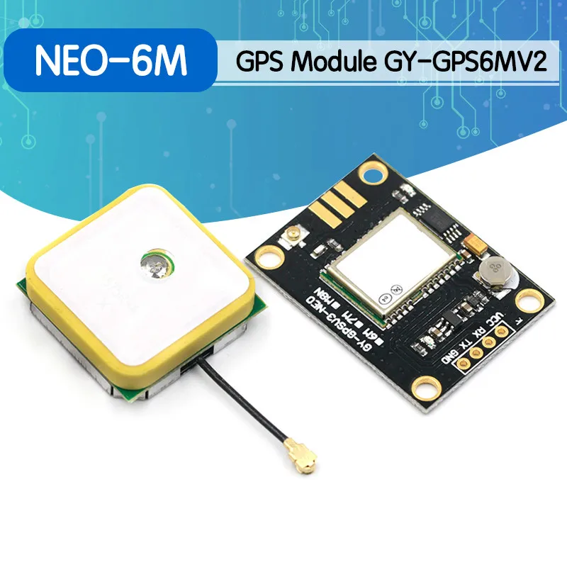 NEO 6M GPS модуль GY 6MV2 NEO6MV2 встроенный EEPROM APM2.5 антенна RS232 TTL плата для управления