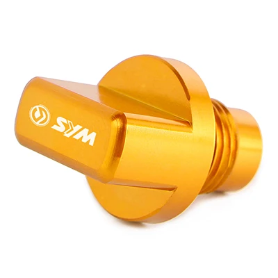 Аксессуары для мотоциклов моторное масло наполнитель заглушка разъема для SYM CRUISYM 300- JOYMAX 125 250 300 Z300 - Цвет: gold