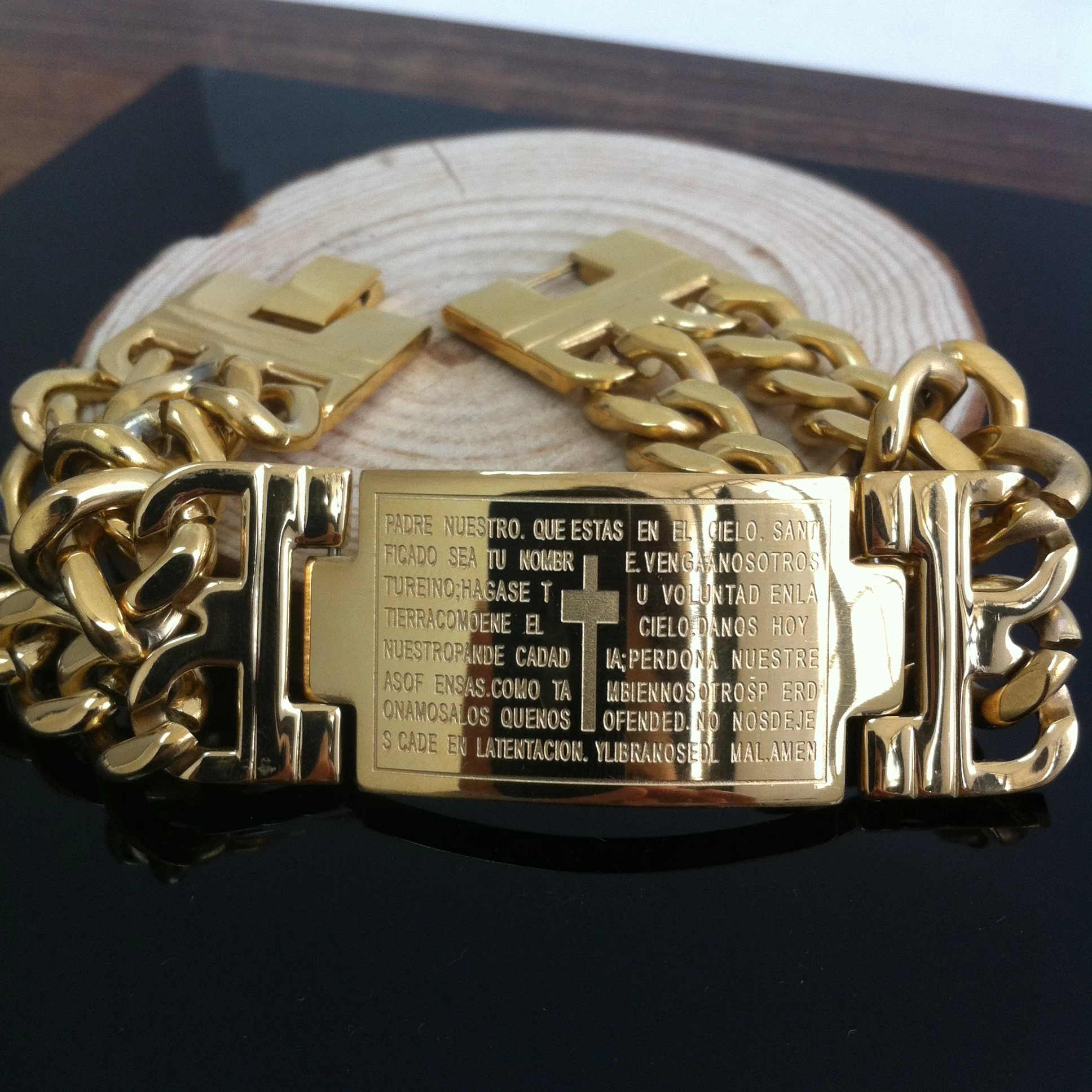 

Браслет-цепочка мужской, из нержавеющей стали, 23 мм