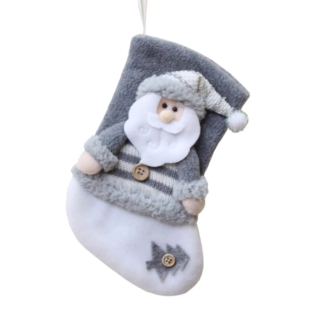 Рождественские елочные украшения рождественские чулки подарочный пакет