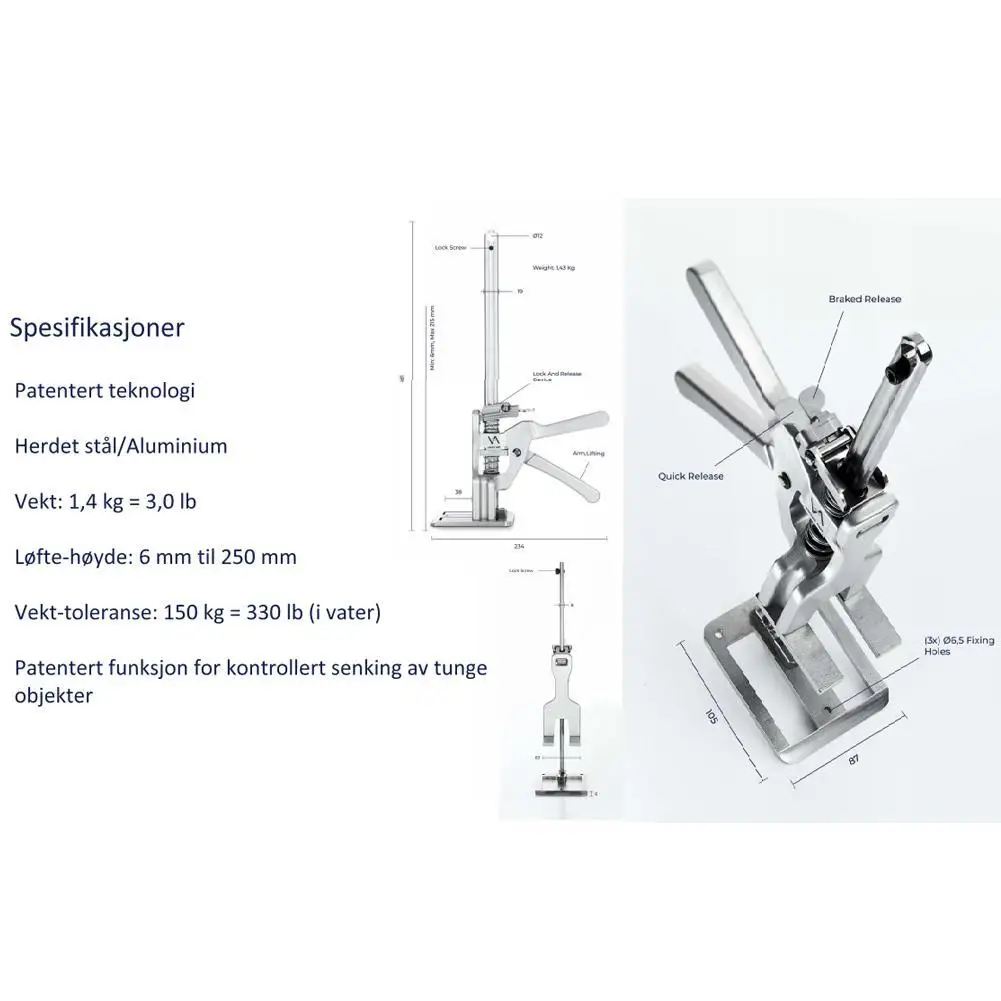 

Labor-Saving Arm Tile Lifting Locator Wall Tile Top Height Adjustment Assisted Manual Of Ceramic Professional-Grade Hand Tools