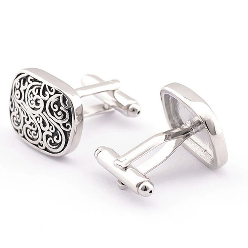 2 шт. мужские запонки аксессуары для одежды подарок украшение ретро узор рубашки