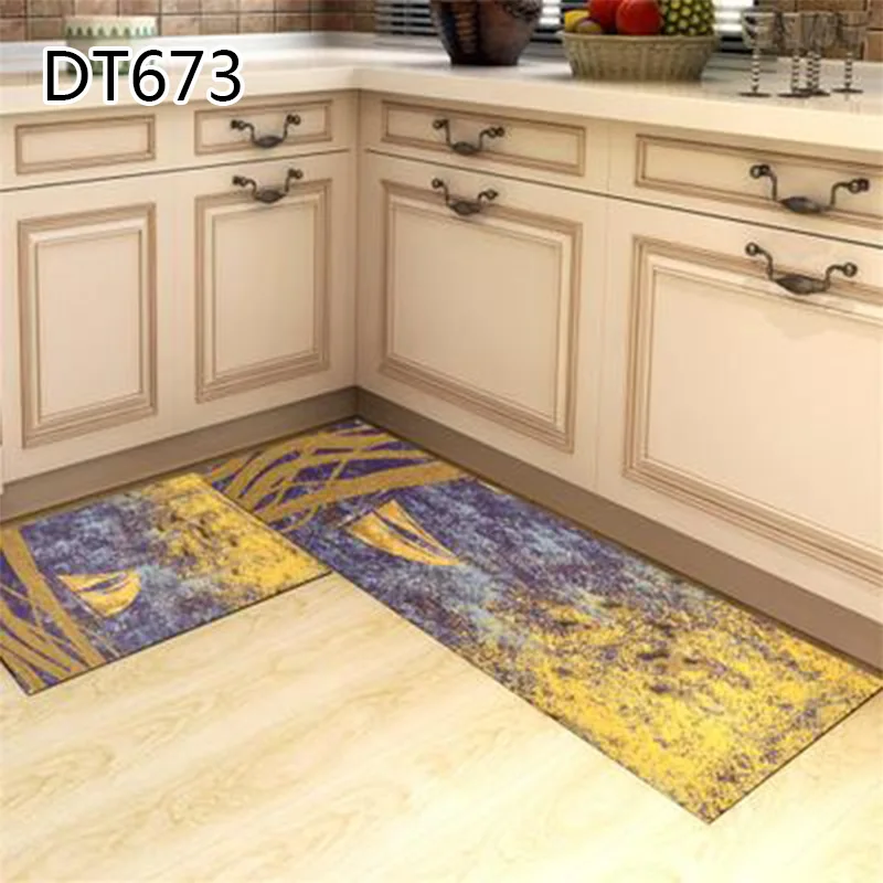 1PCS Anti-slip Doormat Kitchen Geometric Printed Doormat For Living Room Bedroom Home Decor Popular Washable Simple Door Mat - Цвет: 20