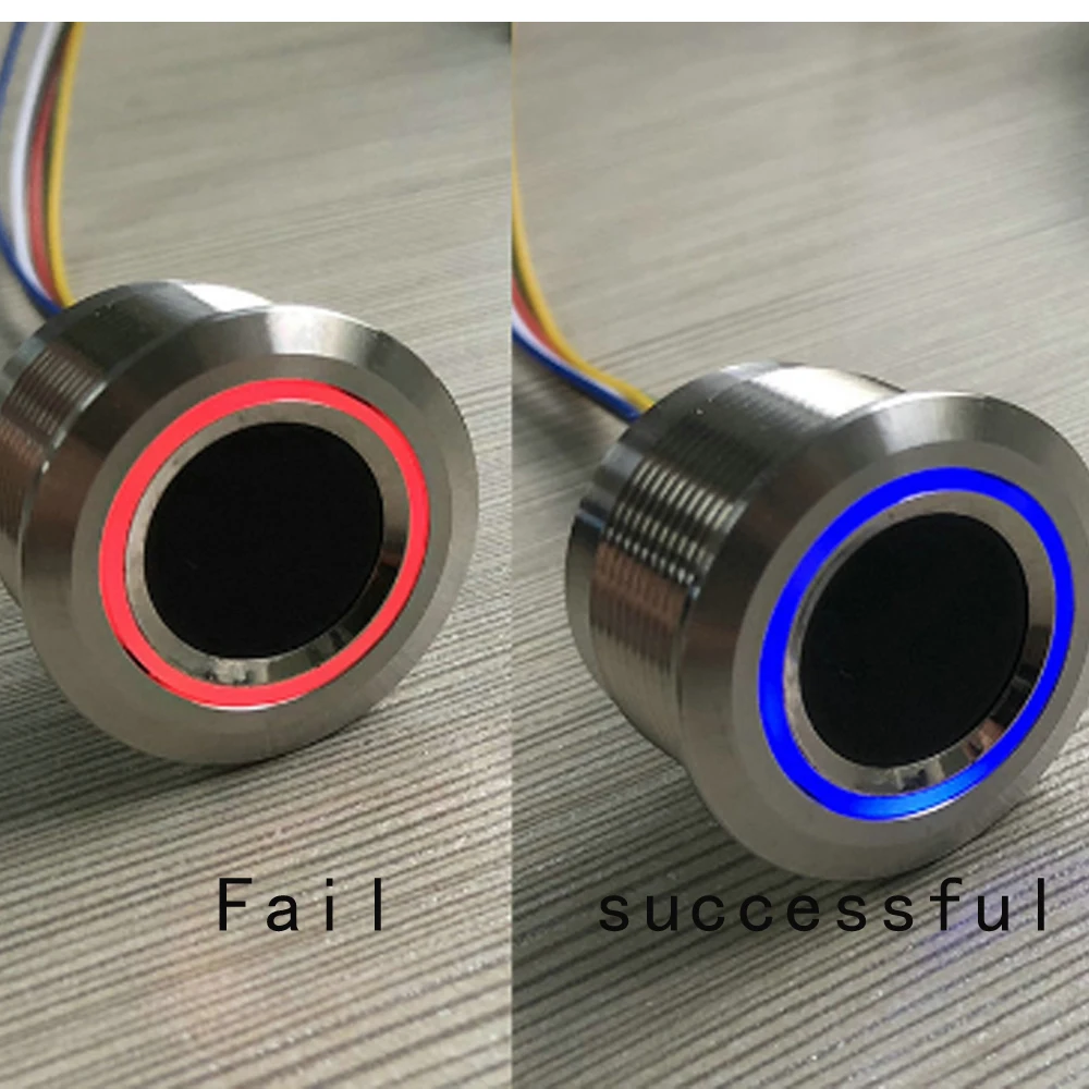 Плата управления отпечатком пальца + модуль отпечатков пальцев двухцветный