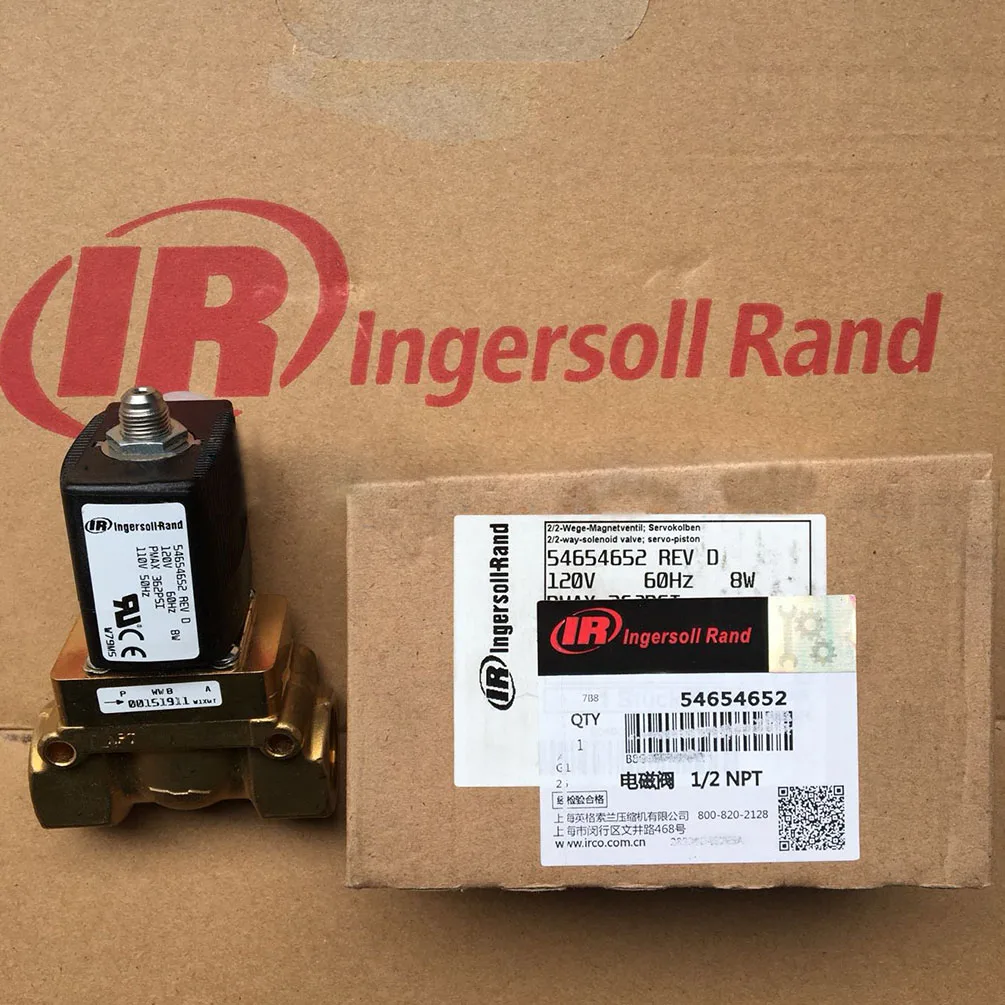 54774302 электромагнитный клапан Ingersoll Rand винтовой воздушный компрессор оригинальные запасные части 54654652 110 В 22289797 89245187