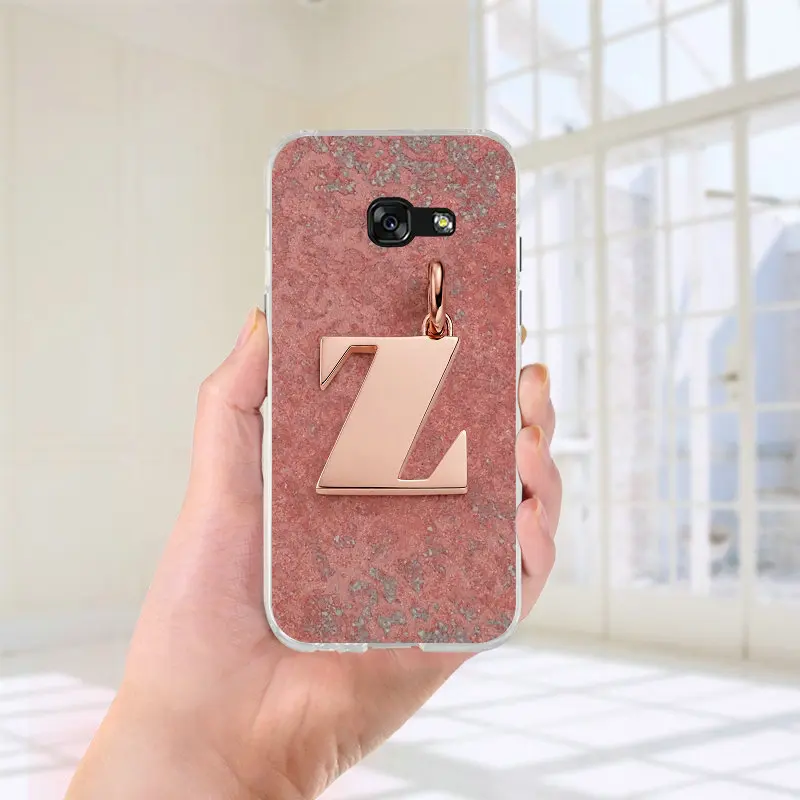 Для Samsung Galaxy A3 A5 A7 J2 J3 J4 J6 J5 J7 J8 Coque чехол мягкий, ТПУ силиконовый чехол для мобильного телефона чехлы буквы алфавита