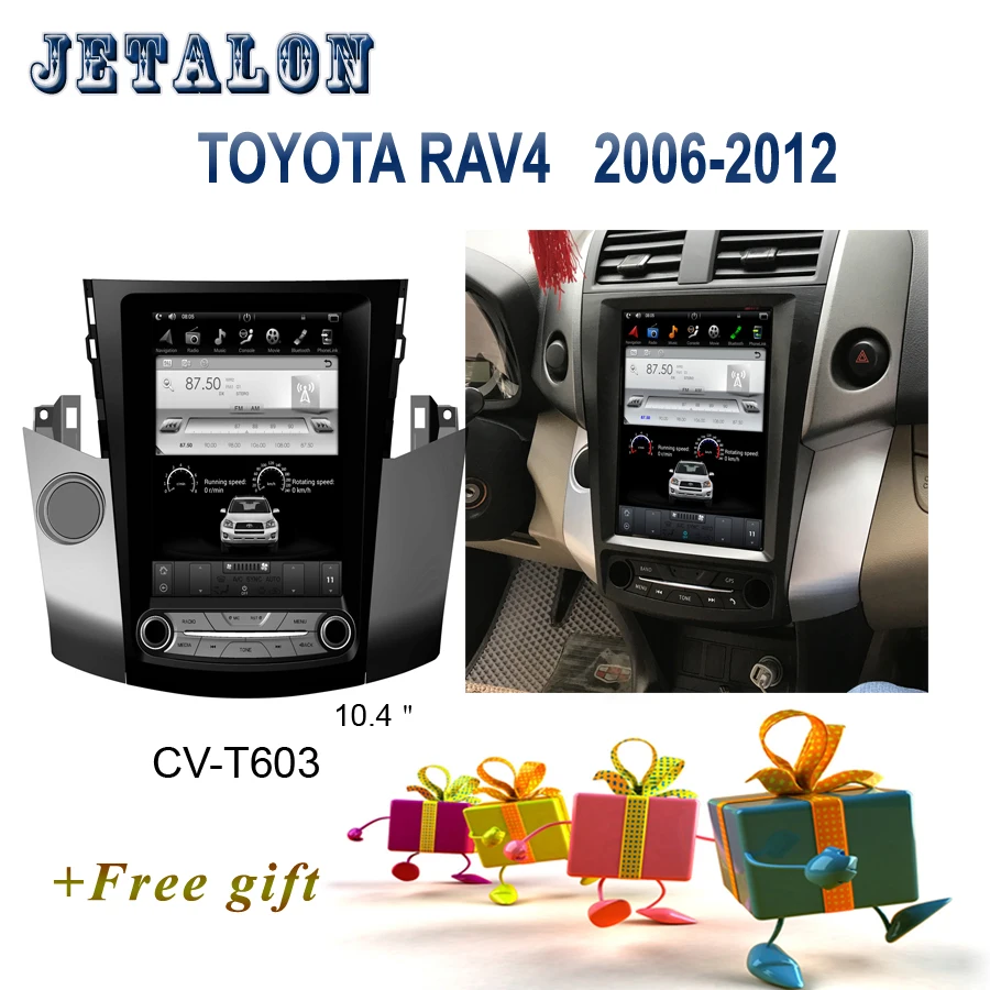 PX6 Smart 10 4 &quotIPS экран Tesla навигация для TOYOTA RAV4 2006-2012 Android автомобильный