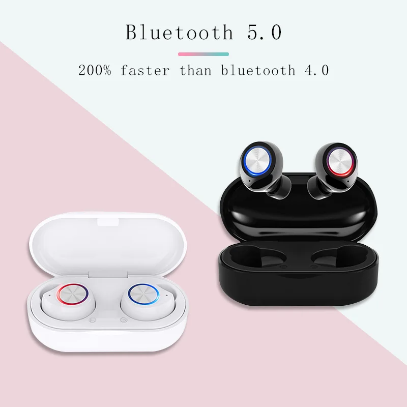 TWS наушники Беспроводные для Huawei Xiaomi Bluetooth гарнитура OPPO iPhone Samsung мобильный телефон