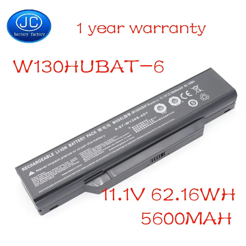 JC 11 1 V 62.16WH оригинальный ноутбук Батарея для Clevo 6 87 W130S 4D71 W130HUBAT 4D7 W130EV W255CEW W130Hx