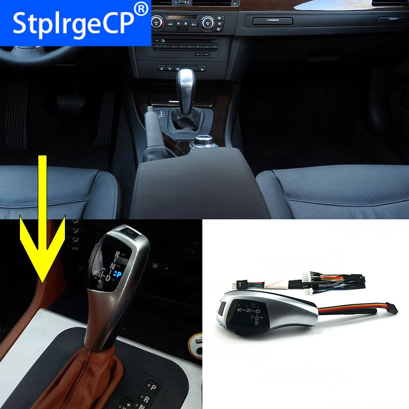 Новинка 2019 года светодиодная ручка переключения передач для BMW 3 серии 2007 2010